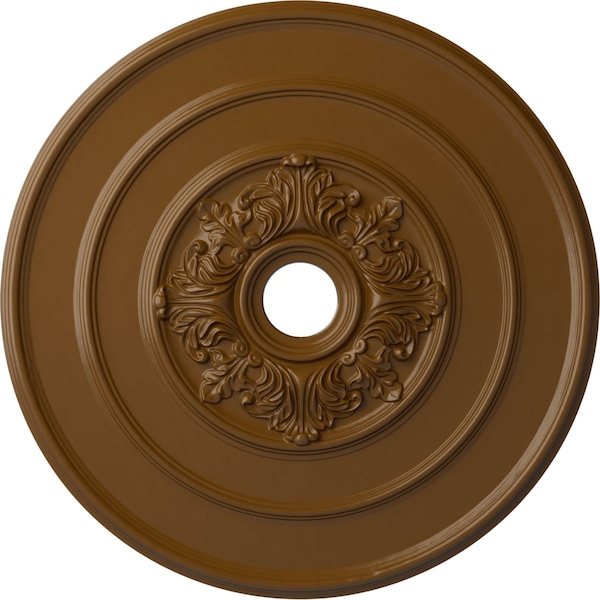 Ekena Millwork Traditional with Acanthus Leaves Ceiling Medallion, 26"OD x 3 1/8"ID x 1 1/2"P, Smokey Topaz CM26TASTF - main